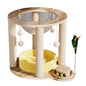 17-Inch Cat Tree with Acrylic Bowl
